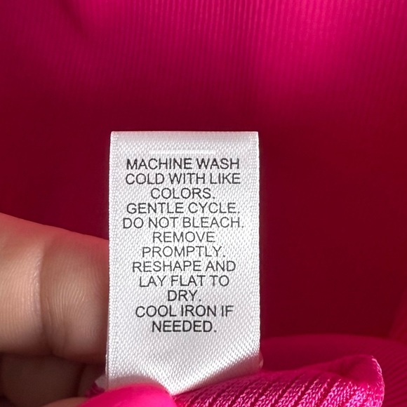 Cato Women’s Pink Ruffle Trim Off the Shoulder 3/4 Sleeve Ribbed Blouse size XL - Picture 6 of 8